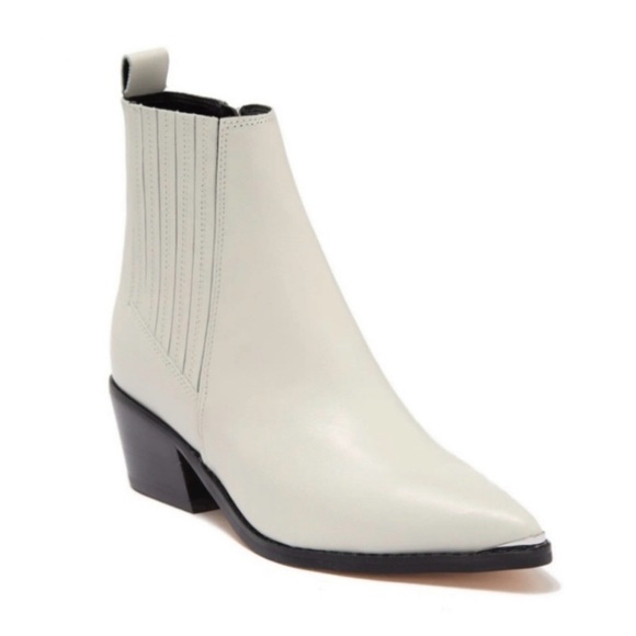 Marc Fisher Shoes - Marc Fisher White Western Booties